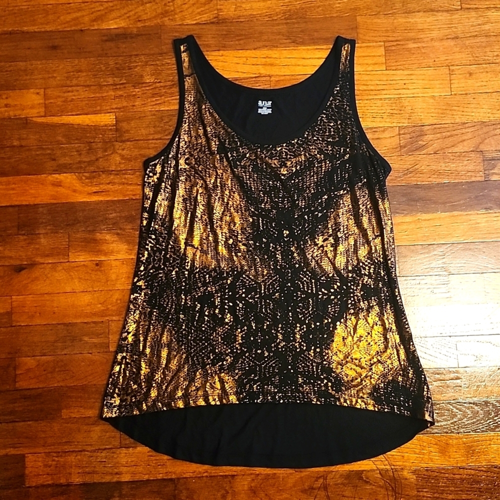 🎉H.P. 🔥a.n.a Copper Snakeskin Printed Tank Top